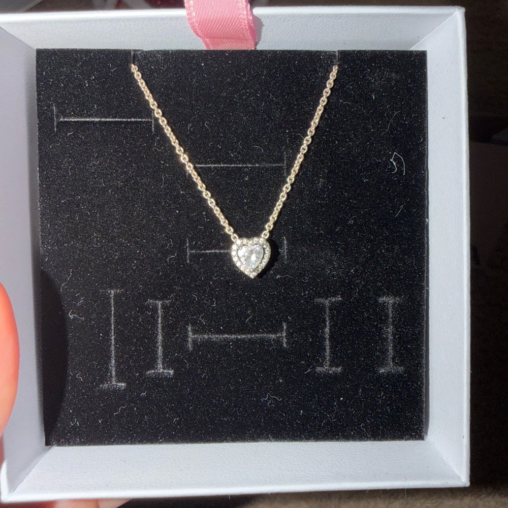 Pandora Elevated Heart Necklace